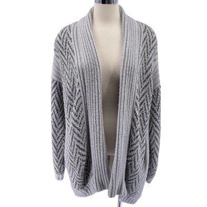 Vintage Country Concepts grandma cardigan sweater size 1X 2X grey plus size